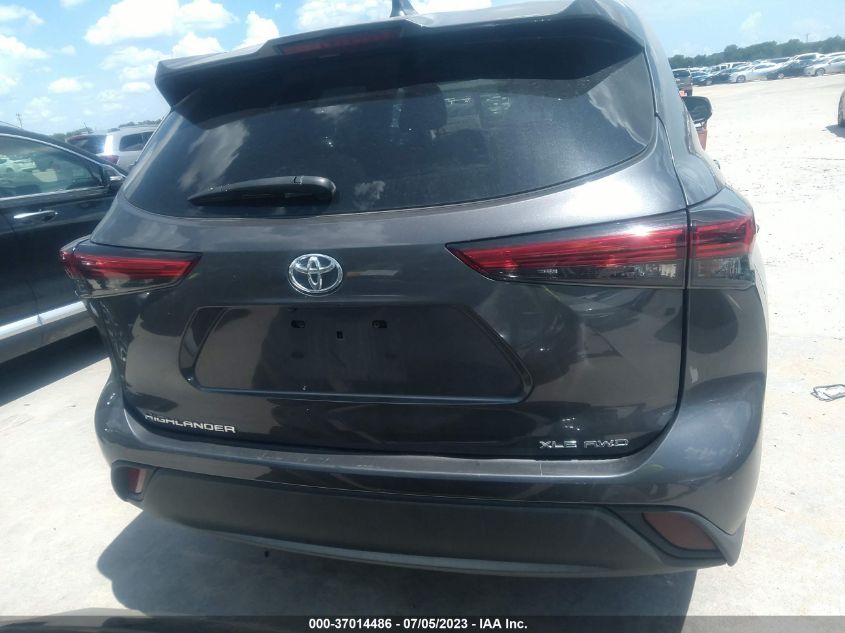 2022 TOYOTA HIGHLANDER XLE - 5TDGZRBH9NS571941