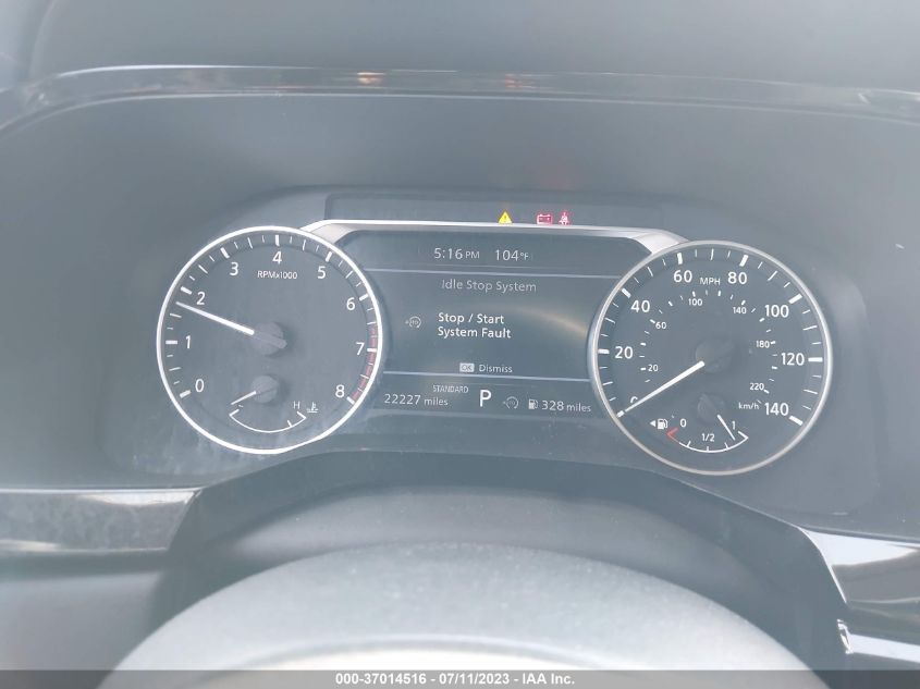 2022 NISSAN PATHFINDER SV - 5N1DR3BA1NC221560