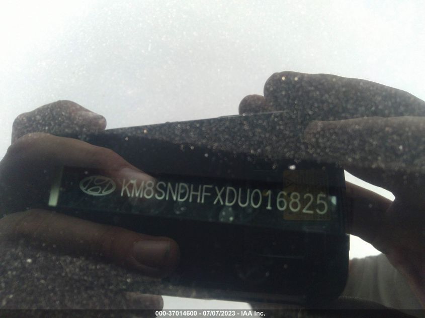 2013 HYUNDAI SANTA FE GLS - KM8SNDHFXDU016825