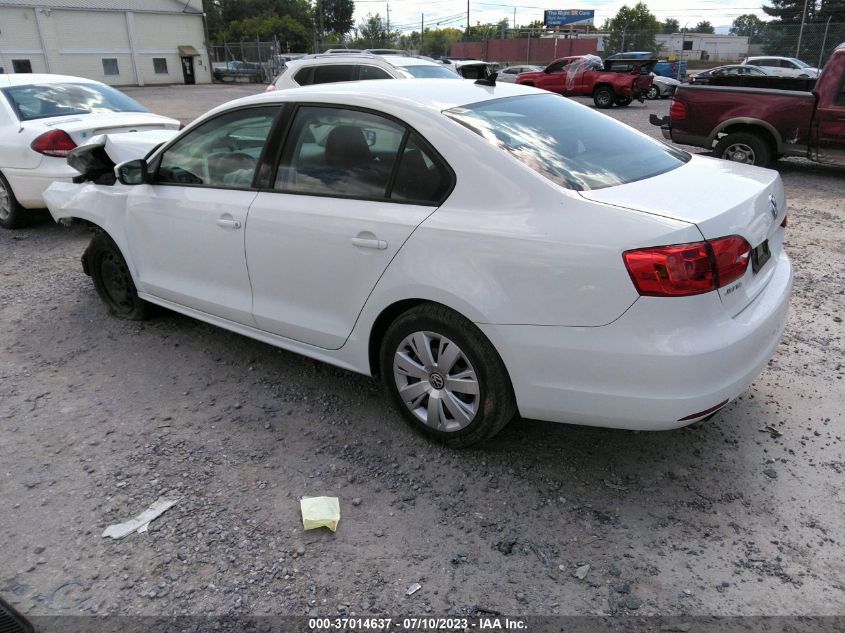 2014 VOLKSWAGEN JETTA SEDAN SE - 3VWD07AJXEM300289