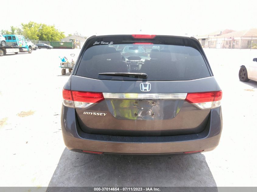 2014 HONDA ODYSSEY EX-L - 5FNRL5H67EB026348