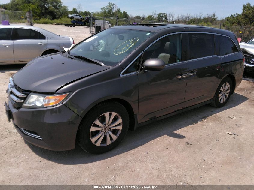 2014 HONDA ODYSSEY EX-L - 5FNRL5H67EB026348