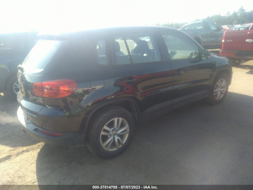 2013 VOLKSWAGEN TIGUAN S - WVGBV7AX6DW507689