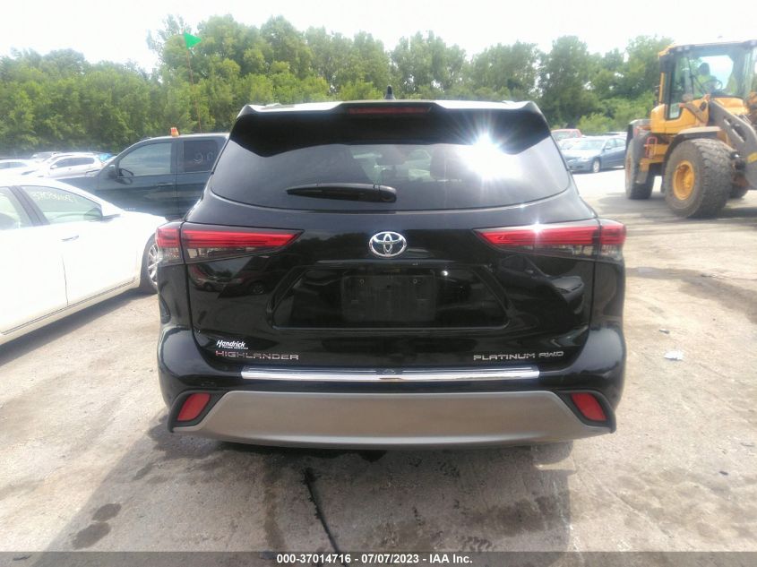2021 TOYOTA HIGHLANDER PLATINUM - 5TDFZRBH6MS151256