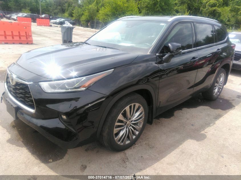 2021 TOYOTA HIGHLANDER PLATINUM - 5TDFZRBH6MS151256