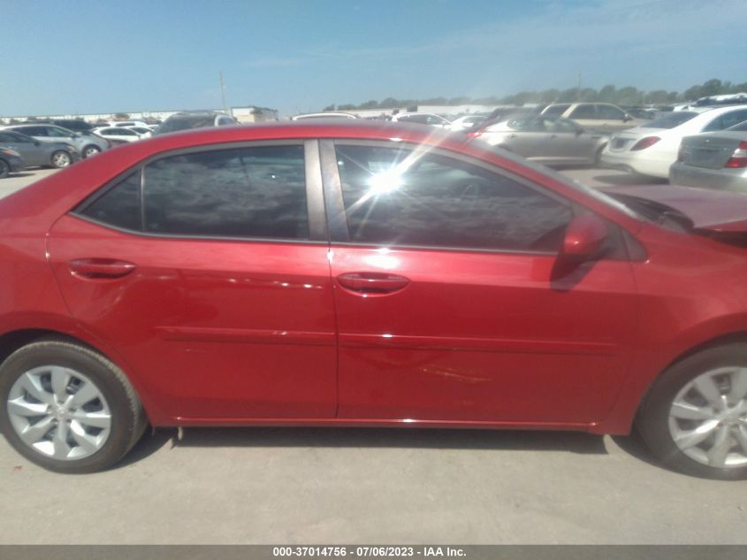 2016 TOYOTA COROLLA L/LE/S/S PLUS/LE PLUS - 5YFBURHEXGP443158