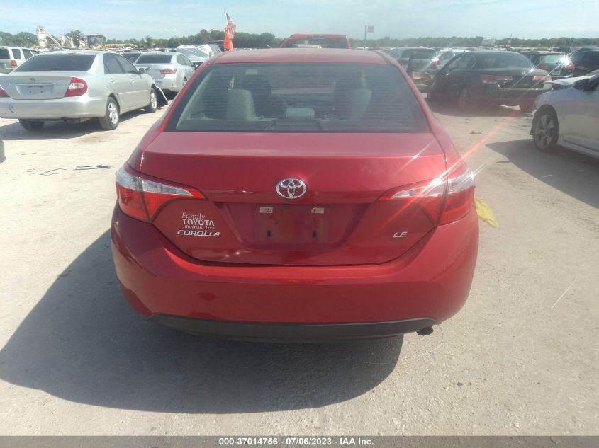 2016 TOYOTA COROLLA L/LE/S/S PLUS/LE PLUS - 5YFBURHEXGP443158
