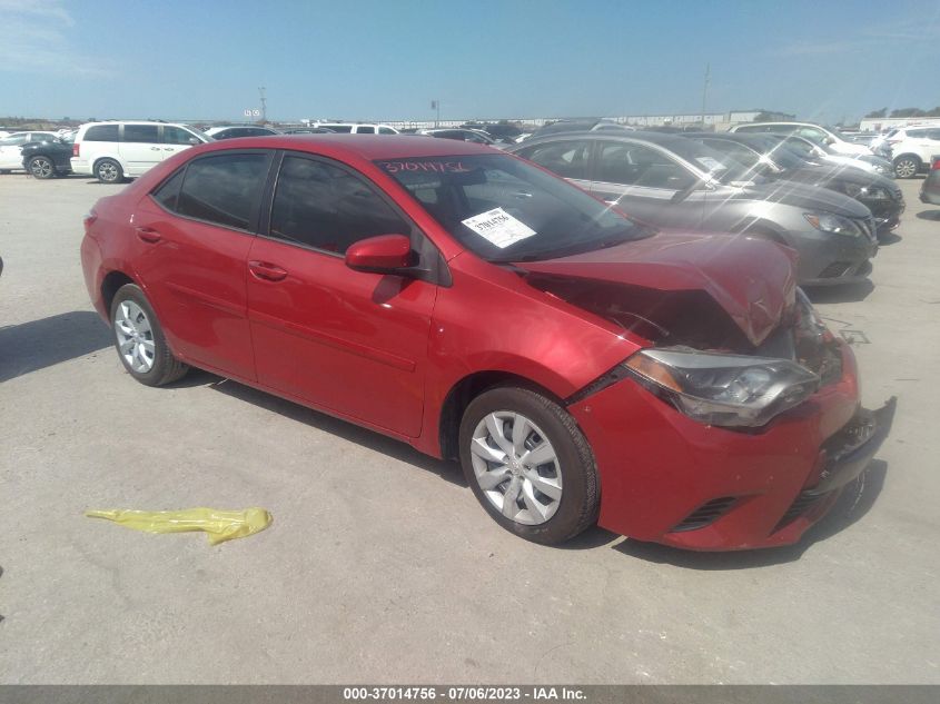 2016 TOYOTA COROLLA L/LE/S/S PLUS/LE PLUS - 5YFBURHEXGP443158