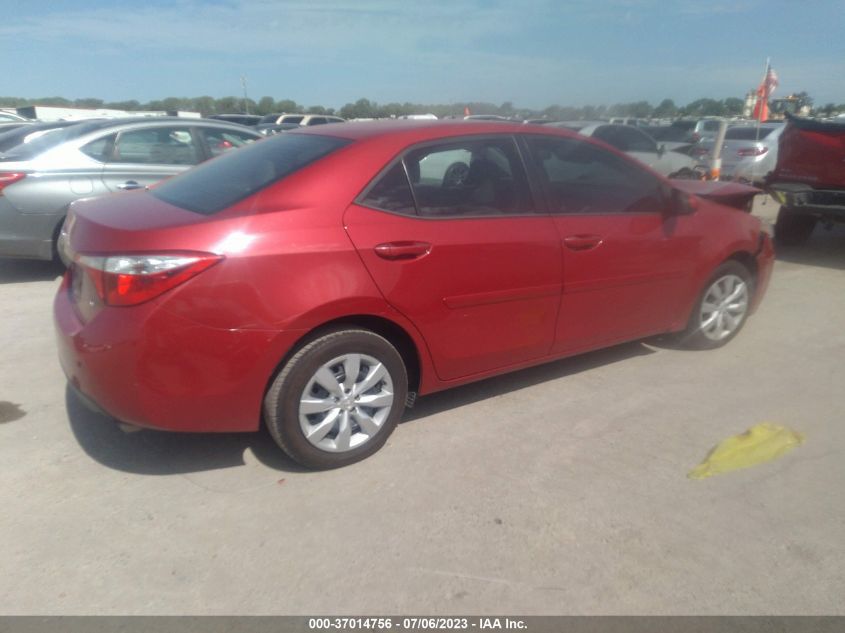 2016 TOYOTA COROLLA L/LE/S/S PLUS/LE PLUS - 5YFBURHEXGP443158