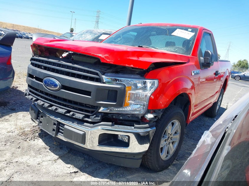 VIN 1FTMF1CB7KKC43718 2019 FORD F-150 XL/XLT