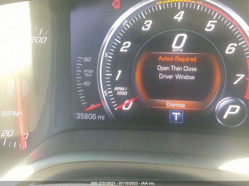 2014 CHEVROLET CORVETTE STINGRAY Z51 3LT 1G1YM2D79E5119498