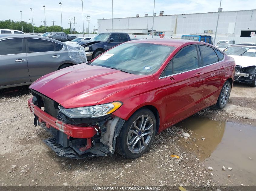 2017 FORD FUSION SE - 3FA6P0HDXHR206246