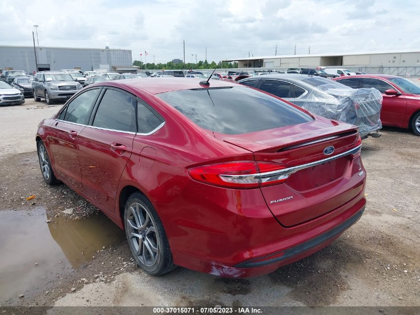 2017 FORD FUSION SE - 3FA6P0HDXHR206246