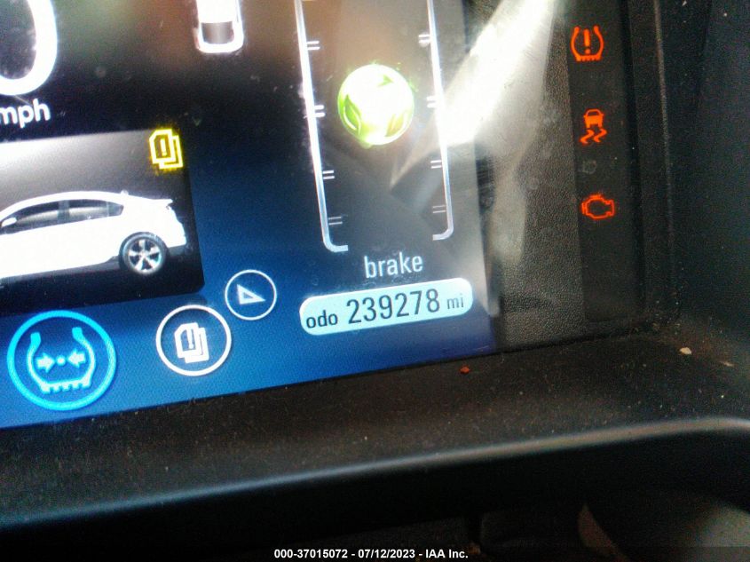 2013 CHEVROLET VOLT - 1G1RE6E43DU117943