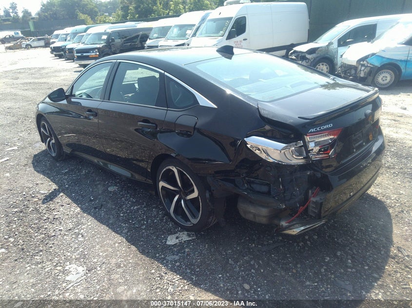 VIN 1HGCV1F36JA092072 2018 HONDA ACCORD SEDAN SPORT 1.5T