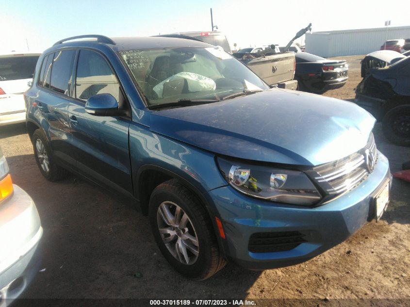 2017 VOLKSWAGEN TIGUAN S/LIMITED - WVGAV7AX6HK031274