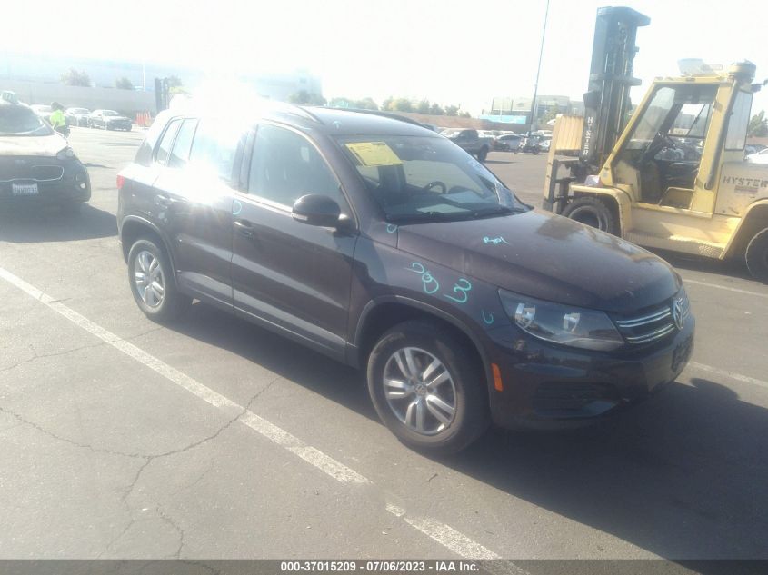 2016 VOLKSWAGEN TIGUAN S - WVGBV7AX6GW558257