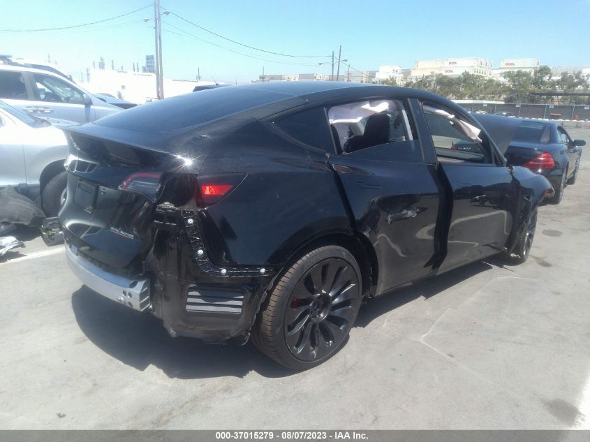 2022 TESLA MODEL Y PERFORMANCE - 7SAYGDEF5NF573569