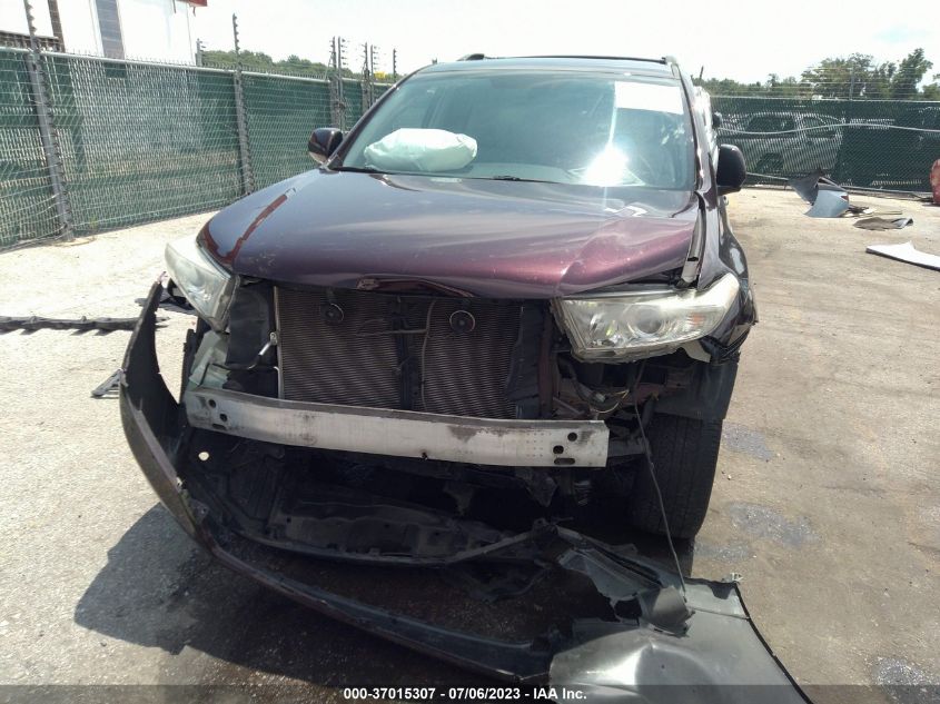 2013 TOYOTA HIGHLANDER LIMITED - 5TDDK3EH7DS177532
