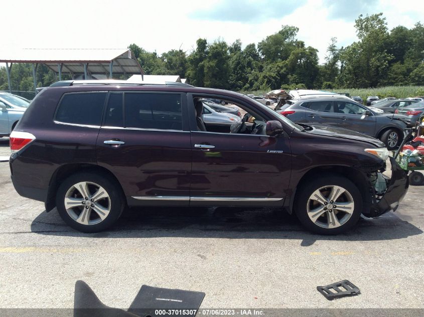 2013 TOYOTA HIGHLANDER LIMITED - 5TDDK3EH7DS177532