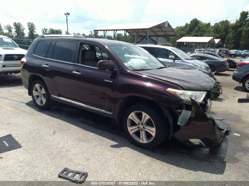 2013 TOYOTA HIGHLANDER LIMITED - 5TDDK3EH7DS177532