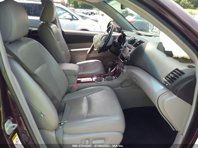 2013 TOYOTA HIGHLANDER LIMITED - 5TDDK3EH7DS177532