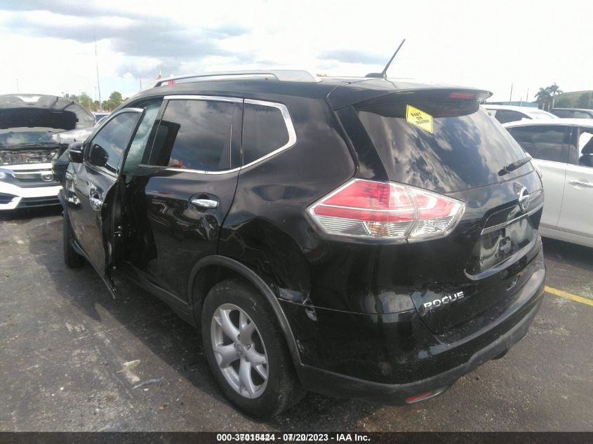 2015 NISSAN ROGUE SV - KNMAT2MT4FP528202