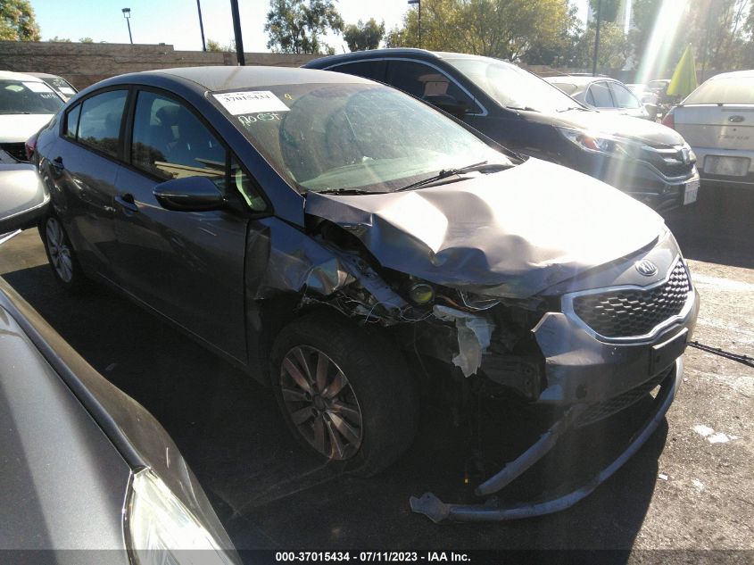 2016 KIA FORTE LX - KNAFX4A6XG5445405