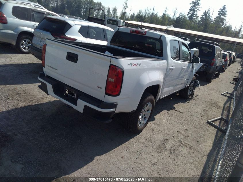 2021 CHEVROLET COLORADO 4WD LT - 1GCGTCEN6M1137147