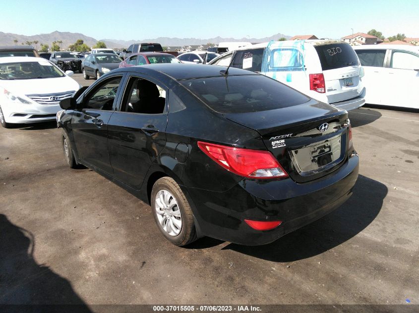 2016 HYUNDAI ACCENT SE - KMHCT4AE6GU157777