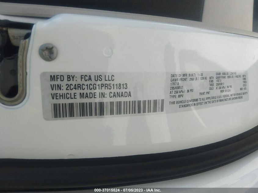 2023 CHRYSLER VOYAGER LX - 2C4RC1CG1PR511813