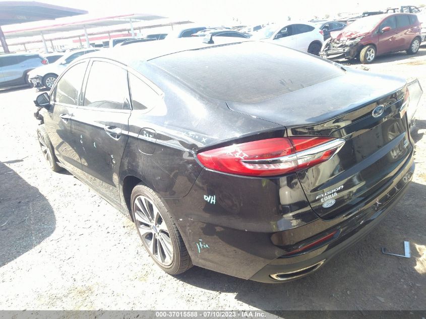 2019 FORD FUSION SE - 3FA6P0T95KR264856