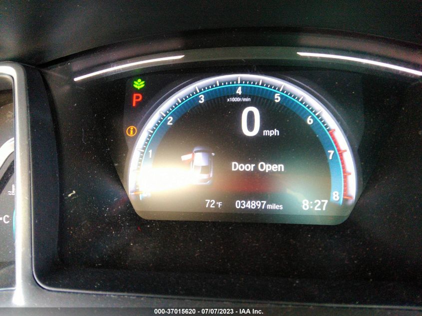 2019 HONDA CIVIC SEDAN EX - JHMFC1F36KX007892