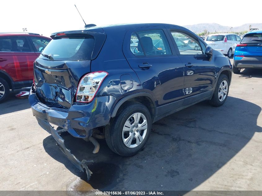 2018 CHEVROLET TRAX LS - 3GNCJKSB9JL384702