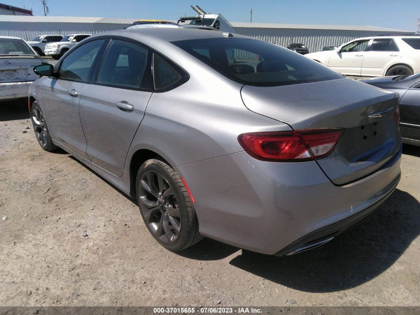 2015 CHRYSLER 200 S - 1C3CCCBG1FN543003