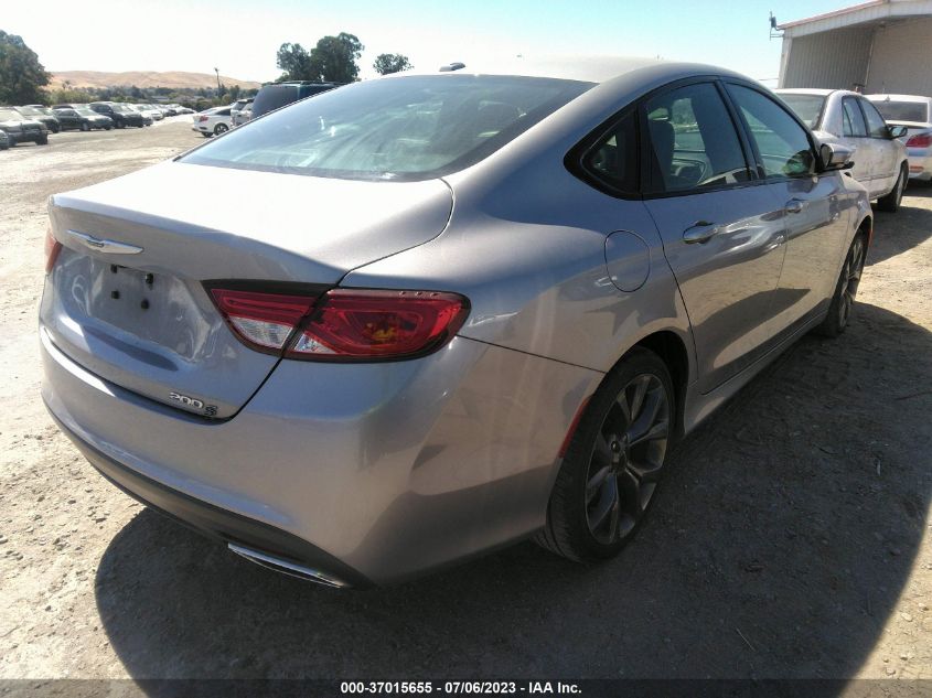 2015 CHRYSLER 200 S - 1C3CCCBG1FN543003