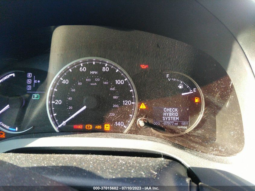 2016 LEXUS CT 200H HYBRID - JTHKD5BH8G2252010