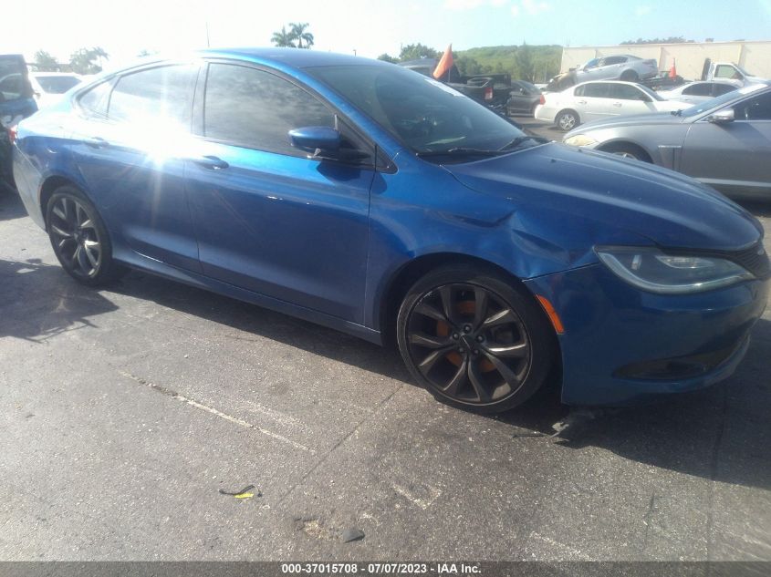 2015 CHRYSLER 200 S - 1C3CCCBB0FN715509