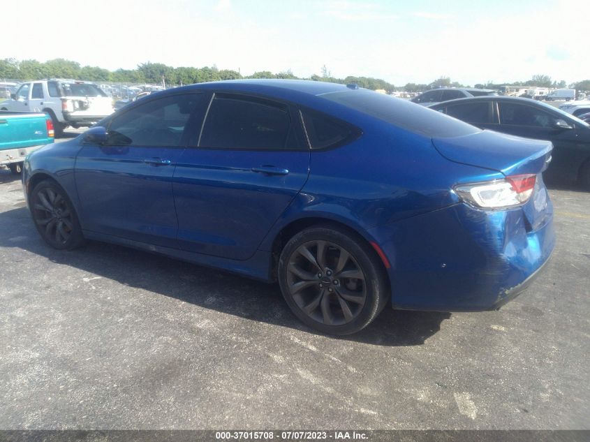 2015 CHRYSLER 200 S - 1C3CCCBB0FN715509