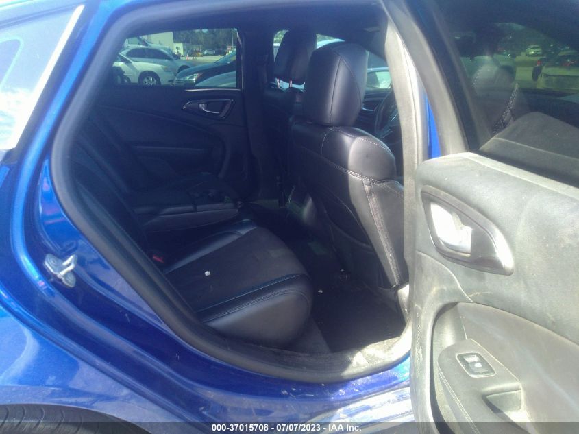 2015 CHRYSLER 200 S - 1C3CCCBB0FN715509