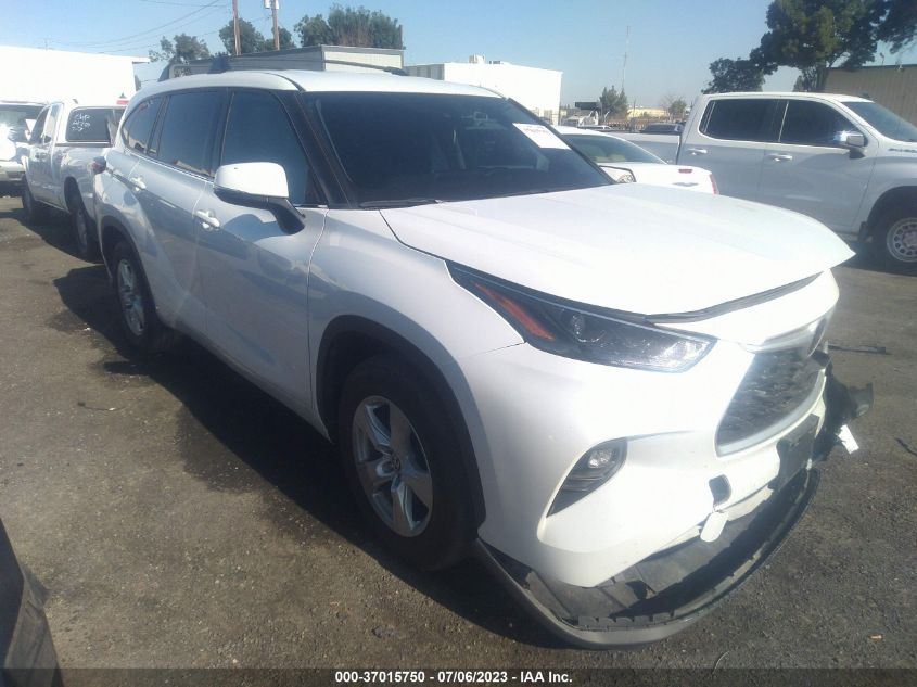 2022 TOYOTA HIGHLANDER LE - 5TDZZRAH6NS541760