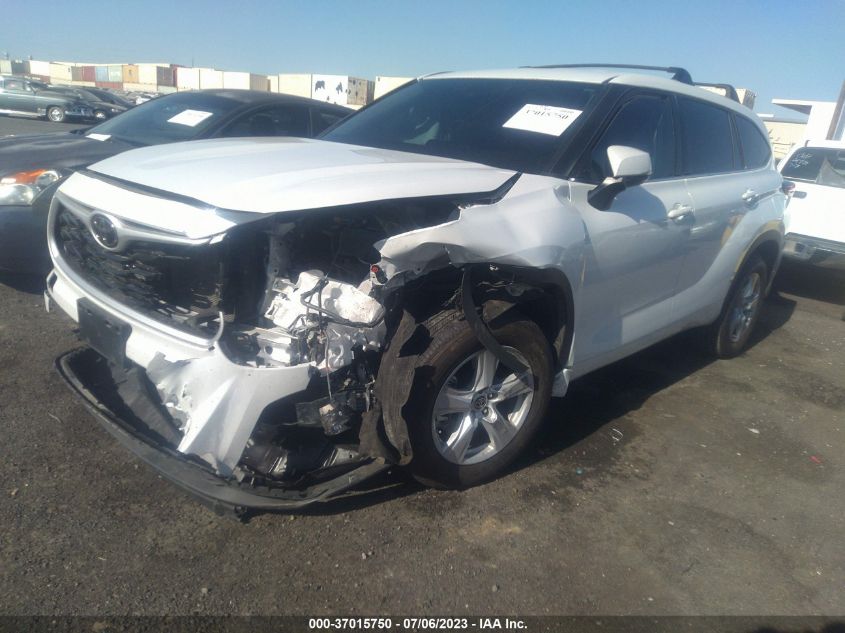 2022 TOYOTA HIGHLANDER LE - 5TDZZRAH6NS541760