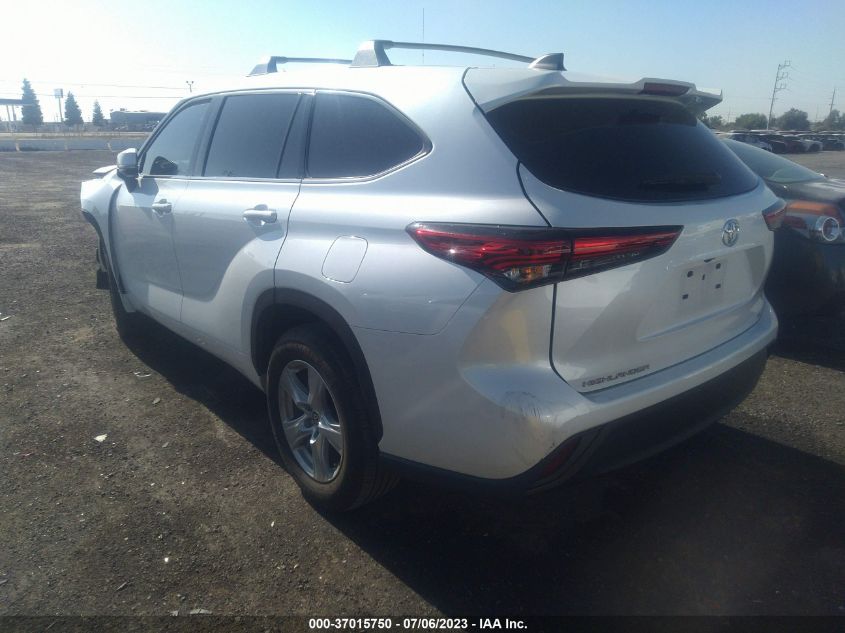 2022 TOYOTA HIGHLANDER LE - 5TDZZRAH6NS541760