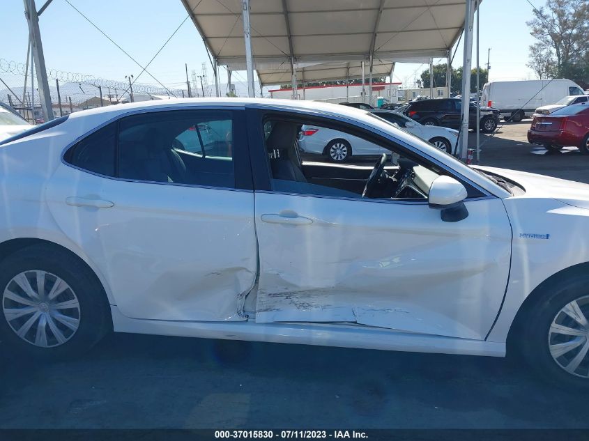 2018 TOYOTA CAMRY HYBRID - 4T1B31HK5JU507090