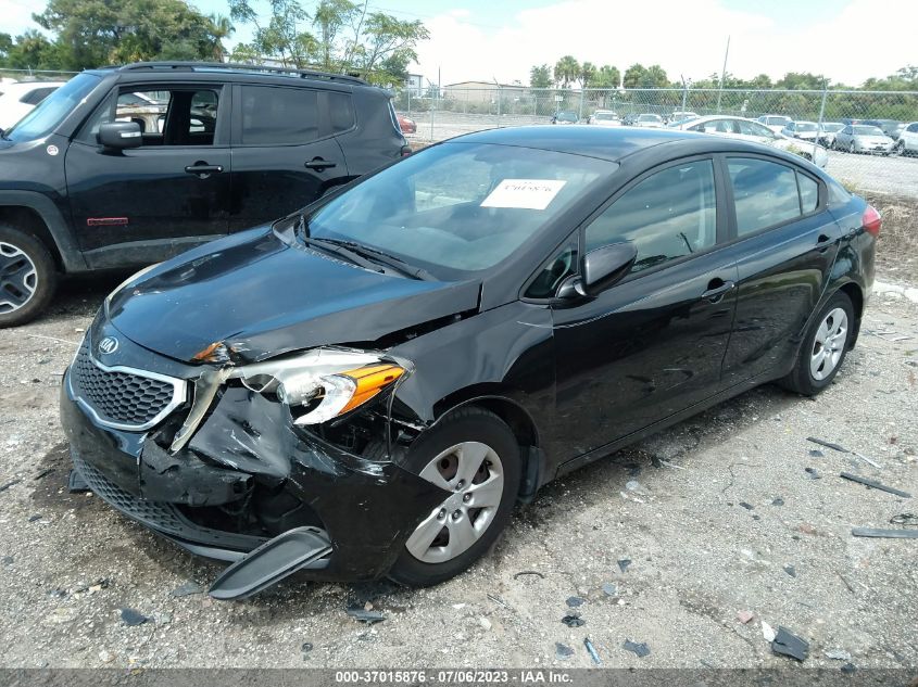 2016 KIA FORTE LX - KNAFK4A67G5563894