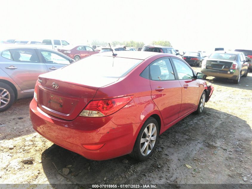 2014 HYUNDAI ACCENT GLS/SE - KMHCU4AE3EU597420
