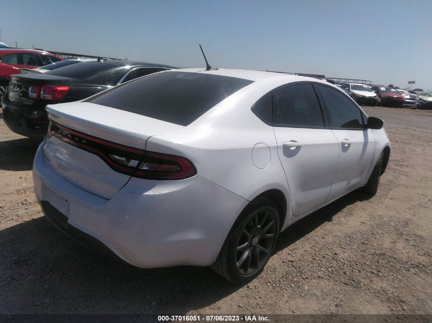 2016 DODGE DART SE - 1C3CDFAA5GD548966