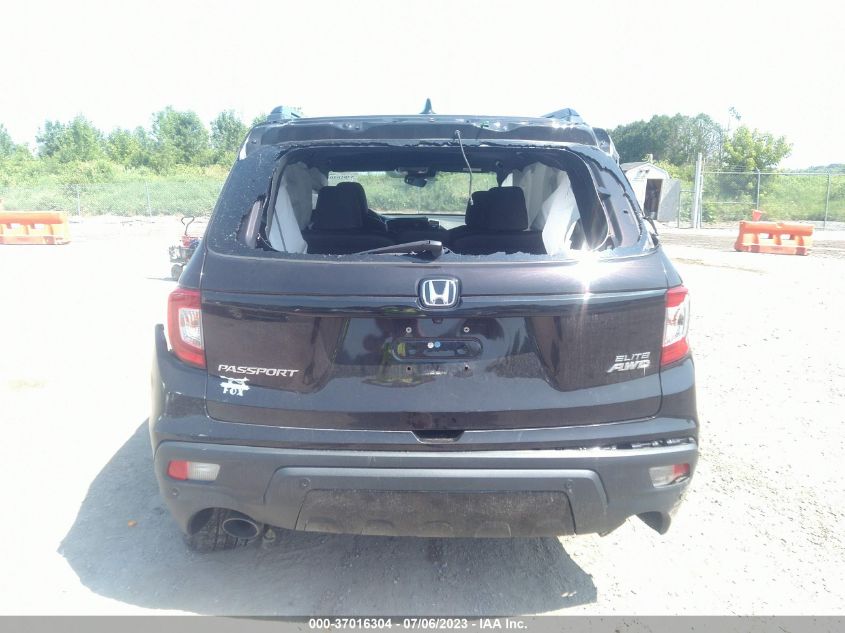 2019 HONDA PASSPORT ELITE - 5FNYF8H00KB029636