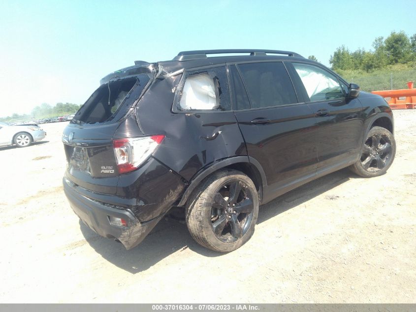 2019 HONDA PASSPORT ELITE - 5FNYF8H00KB029636