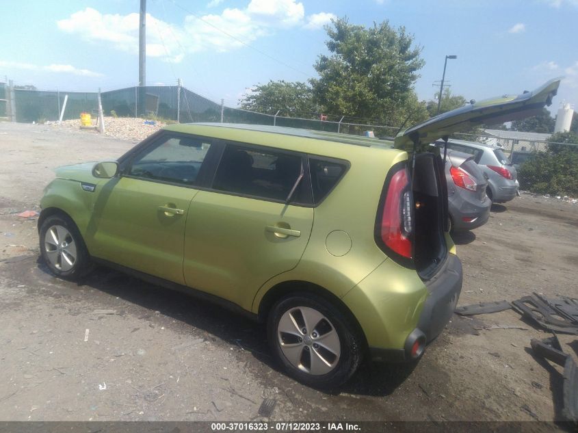 2015 KIA SOUL BASE - KNDJN2A25F7759650